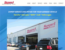 Tablet Screenshot of newportmotorsports.net